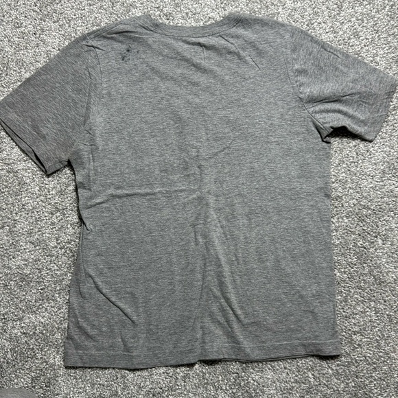Nike Air Gray Tee with Blue and Teal Logo - Picture 4 of 5